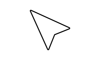 Cursor arrow vector illustration