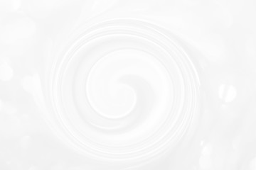 White marble texture with a spiral pattern for packaging in a modern style. Beautiful circle pattern with divorces and wavy lines in gray tones for wallpaper and screen saver, space modern theme.