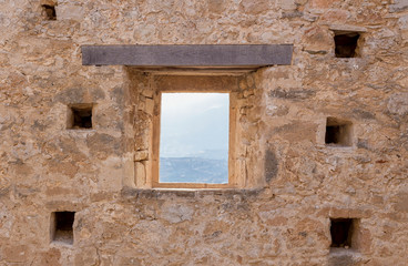 The fragment fortress Kazarma (Sitia, Crete, Greece)