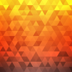 Colorful abstract background of triangles. Vector illustration.