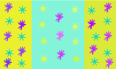 abstract floral background with flowers