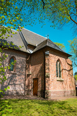 Fototapeta premium detail of church in Otterlo, The Netherlands