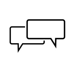 Vector collection of isolated speech bubbles . set of speech bubbles. Vector EPS 10.