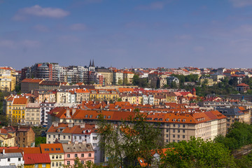 Fototapeta na wymiar Prague cityscape with a view of many buildings