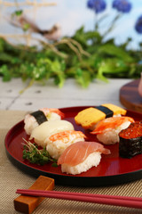お寿司の盛り合わせ