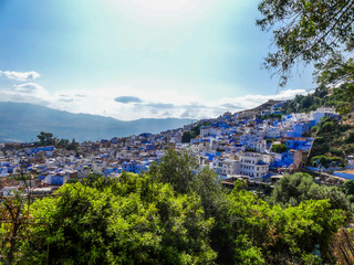 Fototapeta na wymiar The charming city of Chefchaouen in northern Morocco