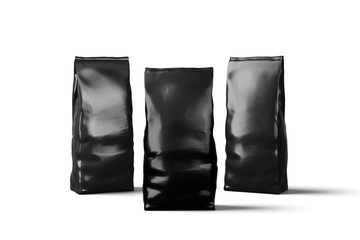 Blank packaging, plastic coffee bags