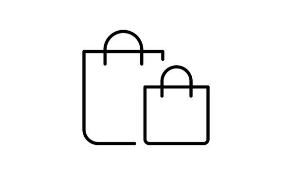 Shopping bag icon ,retail vector - Vector 