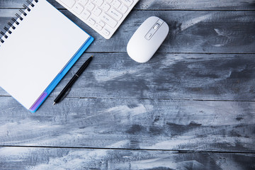 keyboard with notepad