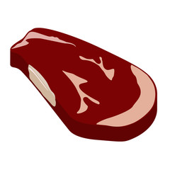 Grilled beef steak meat medium rare