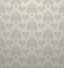Fototapeta premium background, pattern, silver wallpaper in Asian style for your design - vector image
