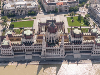 The Hungarian Parliament with the river Danube