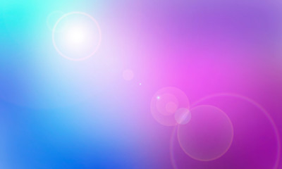 Abstract background with bokeh effect. Blue and purple background
