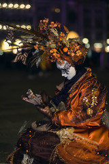 Venice, Italy, march 2, 2019. Carnival Masks.