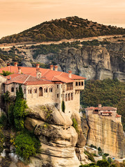 Fototapeta na wymiar Monasteries in Meteora, Greece