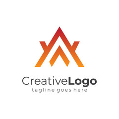 Letter AW Logo Usable For Business, Branding , Graphic Resources and More | Gradient Flat Vector Design
