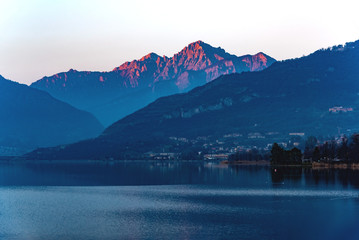 lake in mountains