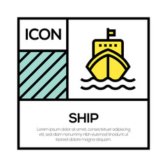 SHIP ICON CONCEPT