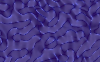 Graphic illustration - liquid pattern dark blue color. Modern abstract background. Design wallpaper. 3D illustration
