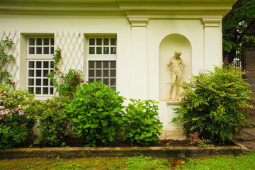 A formal garden in Friuli Venezia Giulia, north east Italy