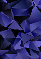 Fototapeta premium Abstract Low-Poly background. triangulated texture. Design 3d. Polygonal geometrical pattern. Triangular modern style