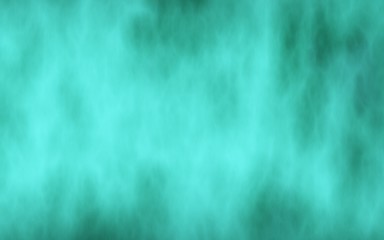 Background of abstract green color smoke. The wall of green fog. 3D illustration