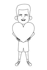 little kid avatar cartoon character black and white