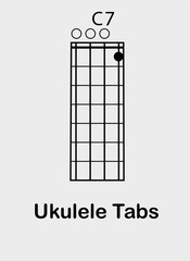 Ukulele chords C 7