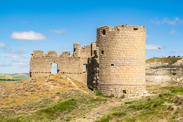 Castle of Hornillos de Cerrato in Palencia (Castilla y Leon, Spain)