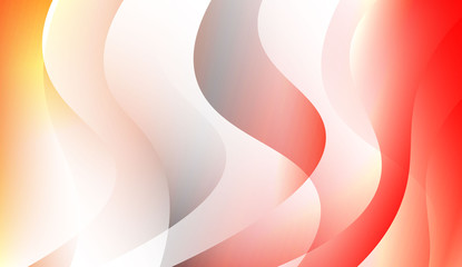 Creative Wavy Background. For Design Flyer, Banner, Landing Page. Colorful Vector Illustration.