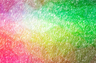 Abstract illustration of green, pink, red, yellow Abstract Color Pencil background
