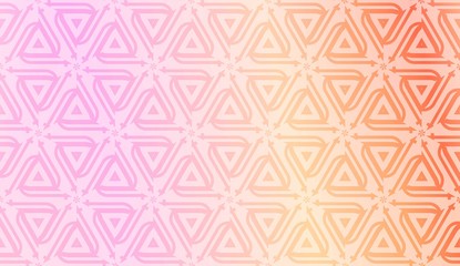 Geometric pattern with pastel color Gradient Color Background Wallpaper. For Your Design Ad, Banner, Cover Page. Vector Illustration.