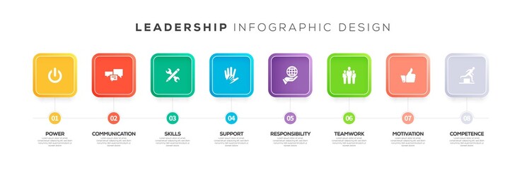 LEADERSHIP INFOGRAPHIC CONCEPT