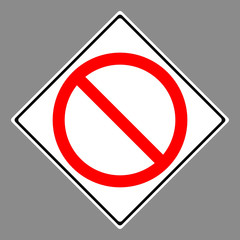 Warning sign