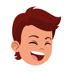 boy laughing hard face avatar