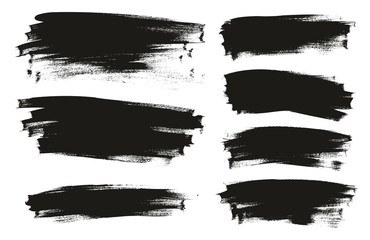 Fototapeta premium Calligraphy Paint Thin Brush Background Long High Detail Abstract Vector Background Mix Set 156