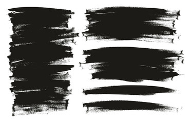 Calligraphy Paint Thin Brush Background Long High Detail Abstract Vector Background Mix Set 136