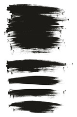 Calligraphy Paint Thin Brush Background Long High Detail Abstract Vector Background Mix Set 86