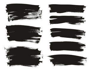 Calligraphy Paint Thin Brush Background Long High Detail Abstract Vector Background Mix Set 58