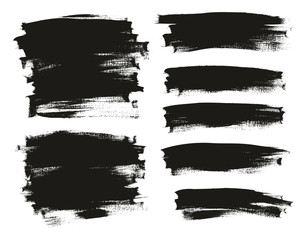 Fototapeta premium Calligraphy Paint Thin Brush Background Long High Detail Abstract Vector Background Mix Set 44