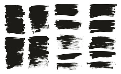 Calligraphy Paint Thin Brush Background Short High Detail Abstract Vector Background Mix Set 143