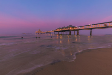 Obraz premium Seebrücke Heringsdorf auf der Ostseeinsel Usedom