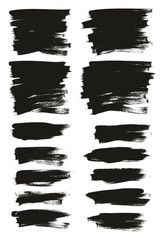 Calligraphy Paint Thin Brush Background Short High Detail Abstract Vector Background Mix Set 107