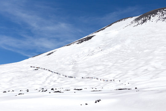 Wanderung zum Gipfelkrater des &Auml;tna