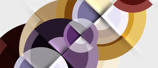 Obraz premium Geometric design abstract background - circles