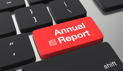 Annual report concept