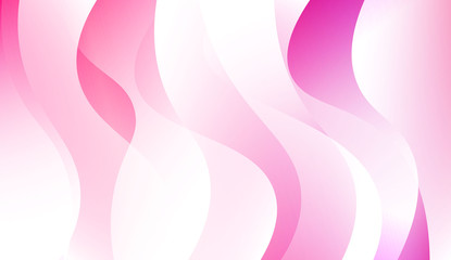 Template Creative Background With Curves Lines. For Cover Page, Landing Page, Banner. Colorful Vector Illustration