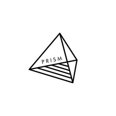 Prism. Logo template.