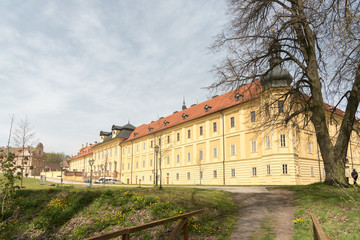 Naklejka premium Prämonstratenser Kloster Tepla in tschechien - Bäderdreieck