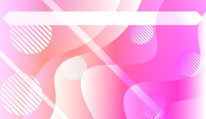 Abstract Wavy Background with Lines, Circle. For Creative Templates, Cards, Color Covers Set. Vector Illustration with Color Gradient.